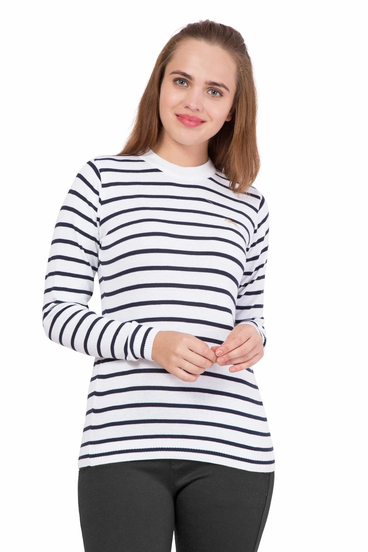 Womens Full Sleeves Cotton Casual Sweater