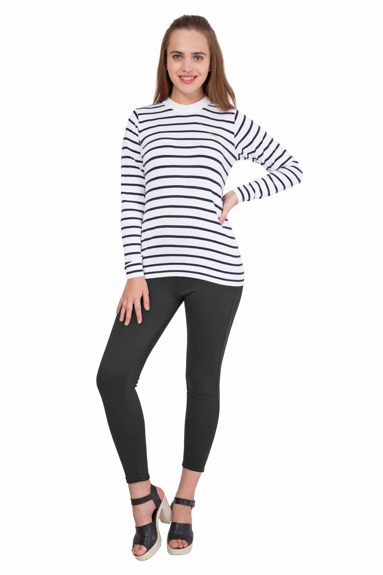 Womens Full Sleeves Cotton Casual Sweater