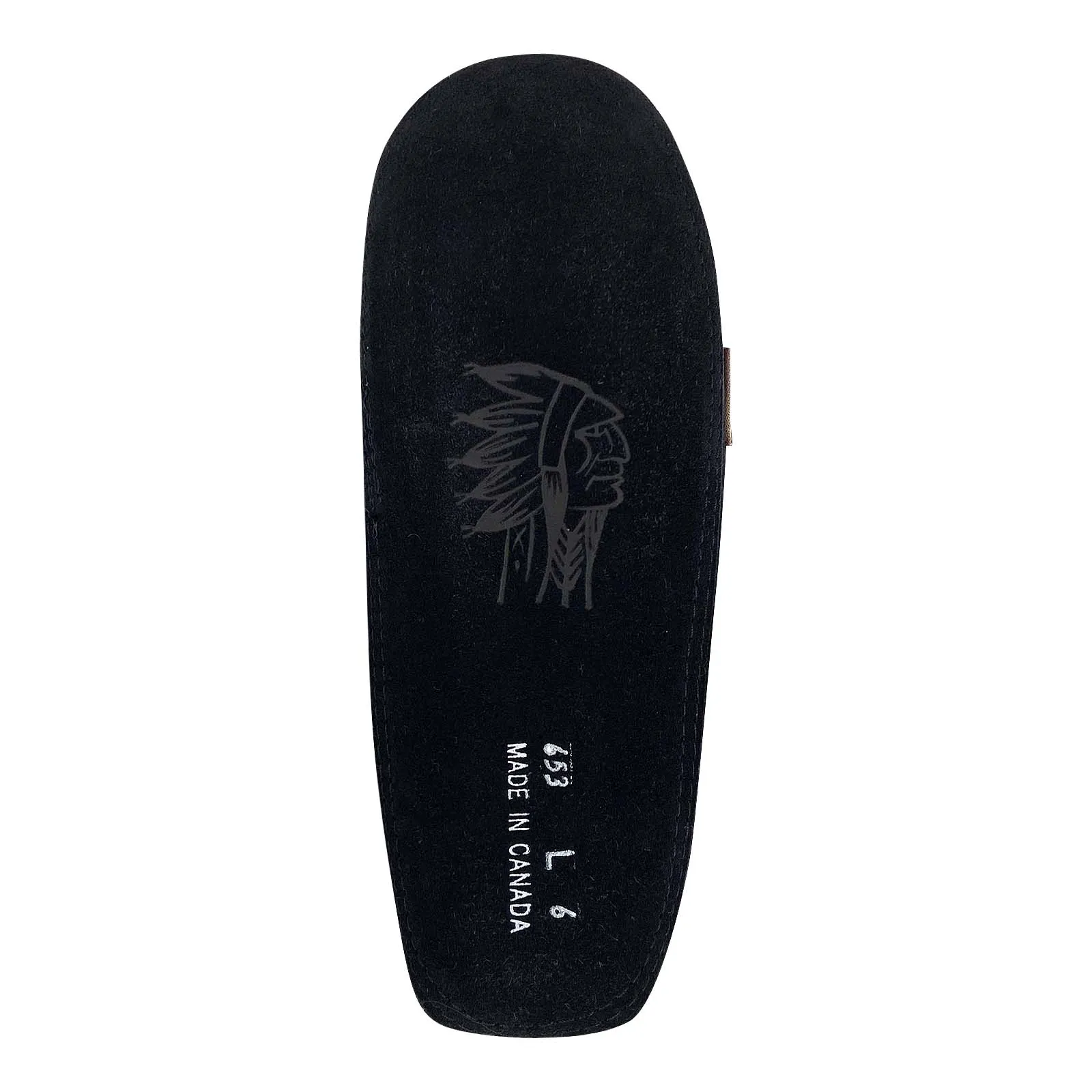 Women's Fur Lined Black Suede Moccasins