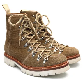 Women's 'Nanette' Brown Hiker Boots UK 5.5