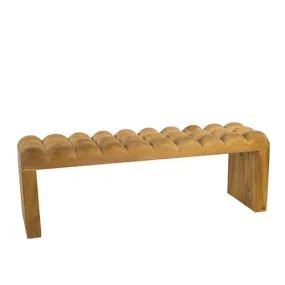 Wooden Bench with Padding