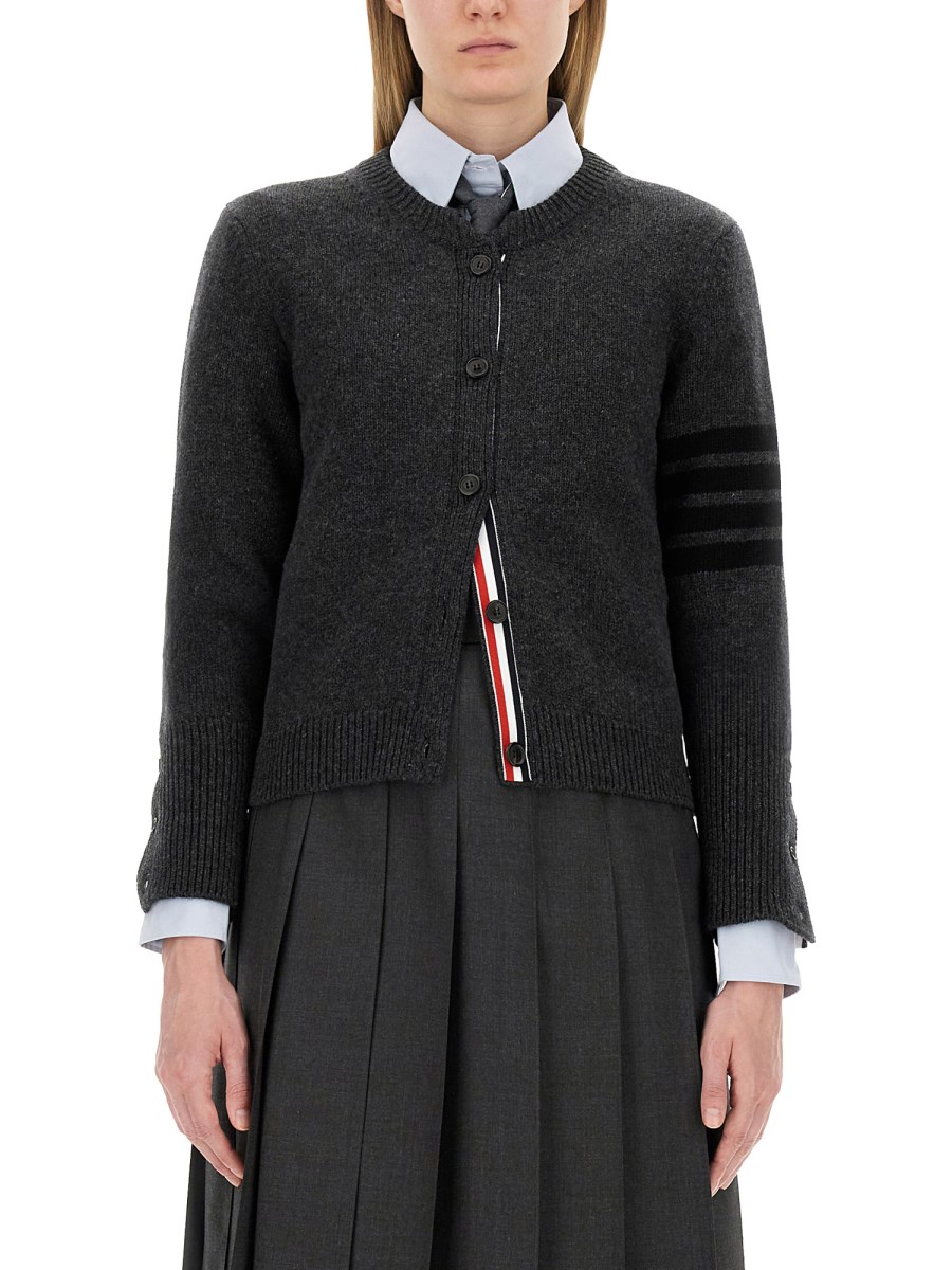 Wool cardigan by Thom Browne.