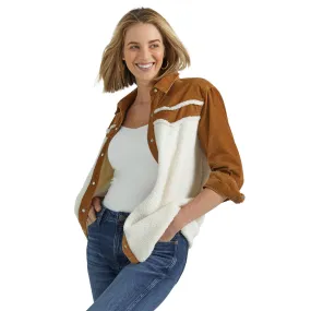 Wrangler Women's Sherpa Corduroy Shirt