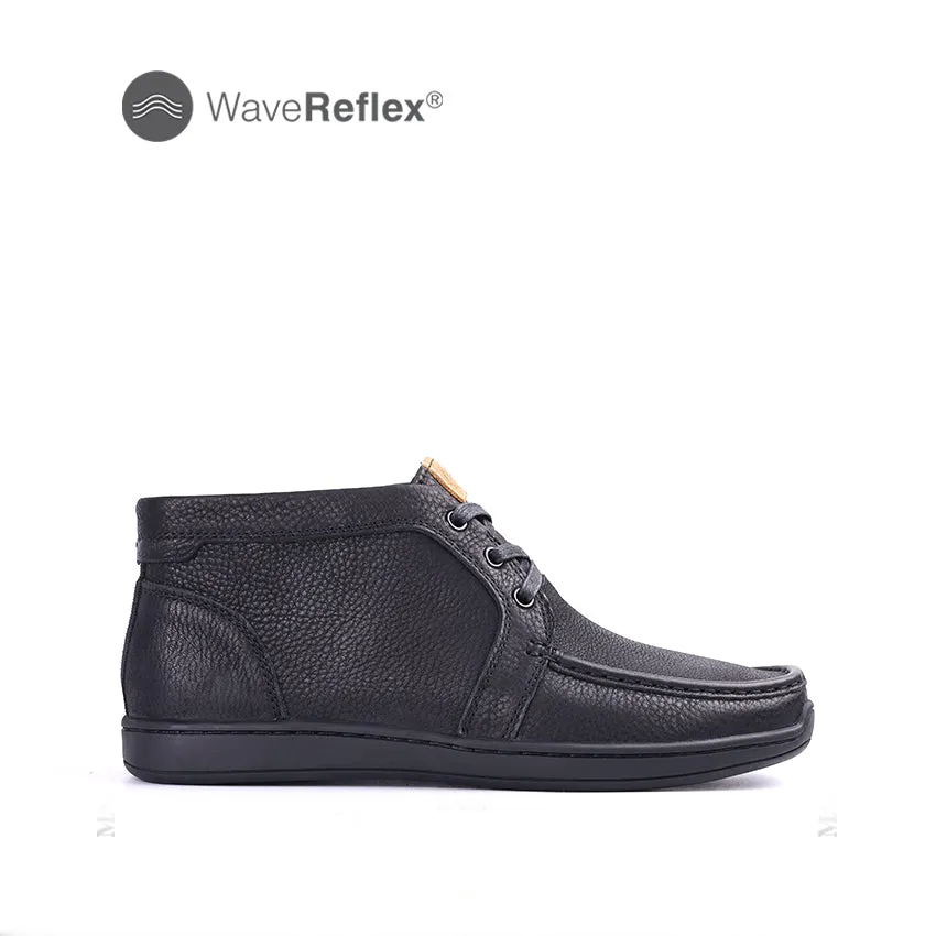 Yves Chukka Men's Shoes - Black Oiled Tumbled.