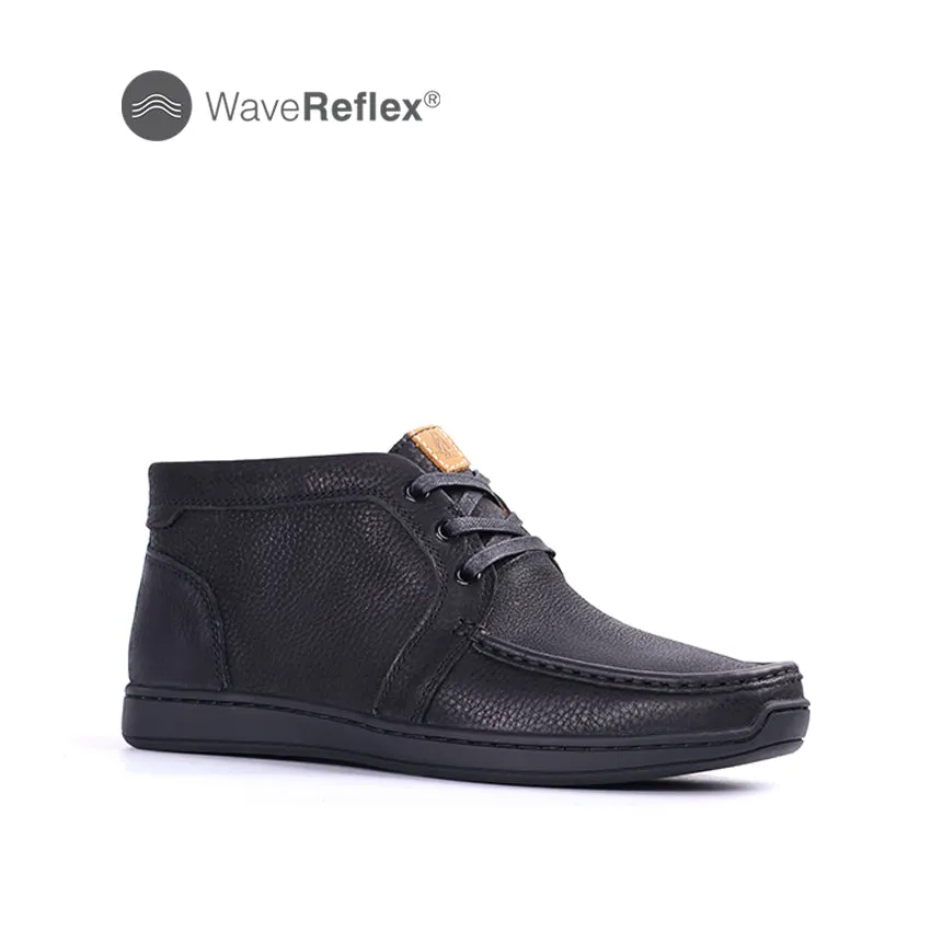 Yves Chukka Men's Shoes - Black Oiled Tumbled.