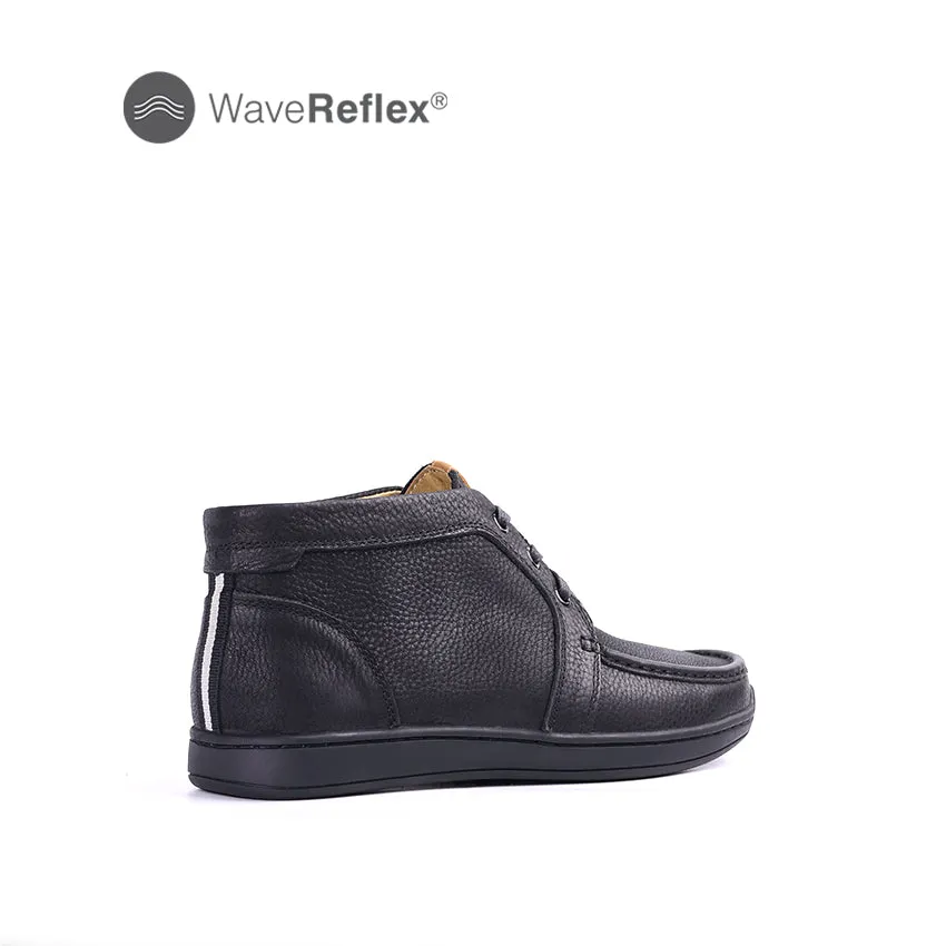 Yves Chukka Men's Shoes - Black Oiled Tumbled.